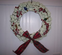 recycled Christmas wreath
